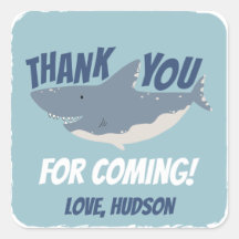 Feliz Aniversário De Tubarão Fintástico Obrigado P