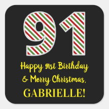 Feliz aniversário do 91ruas e feliz Natal, nome pe