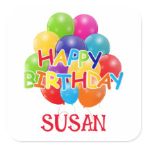 Feliz aniversário dos balões