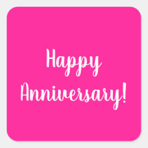 Feliz Aniversário Tipografia Rosa Quente Branco
