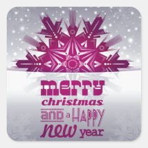 Feliz ano novo de Natal Moderno