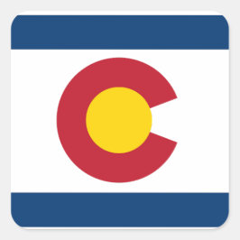 Adesivo Quadrado Feliz Dia do Colorado!