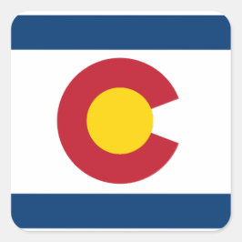 Adesivo Quadrado Feliz Dia do Colorado!