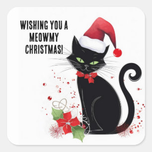 Adesivo Quadrado Feliz Natal!