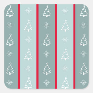 Adesivo Quadrado Feliz Natal