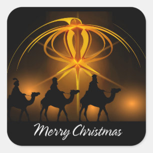 Adesivo Quadrado Feliz Natal 92