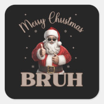 Feliz Natal BRUH Engraçado design