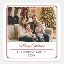 Feliz Natal com Foto Personalizada da Família Mode