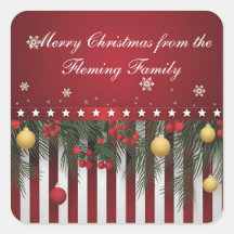 Feliz Natal da (sua família)