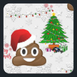 Adesivo Quadrado feliz natal poo emoji<br><div class="desc">"feliz natal poo emoji",  "alegria natal poop emoji ""christmas poo emoji",  "christmas poop emoji",  "santa claus poop",  "santa claus poo",  "papais noeis poop",  "engraçado natal",  "poop emoji" "feio natal" poo emoji, , xmas feio, emoji, natal alegre, xmas alegre</div>