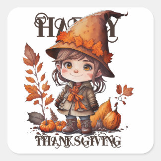 ADESIVO QUADRADO FELIZ OBRIGAÇÃO!