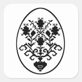 Adesivo Quadrado Felz pascoa!