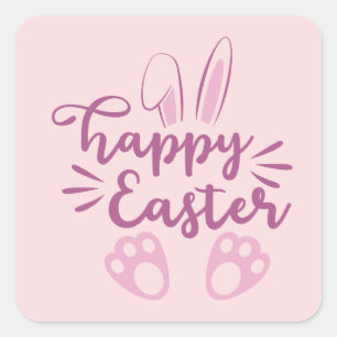 Adesivo Quadrado Felz pascoa 2023