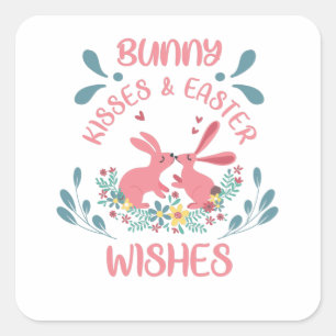 ADESIVO QUADRADO FELZ PASCOA BUNNY BISSES-PÁSCOAS DESEJOS