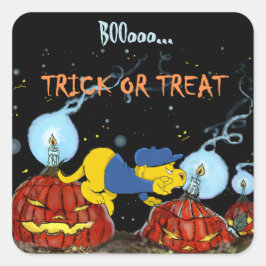 Adesivo Quadrado Ferald e o Rotten Pumpkins