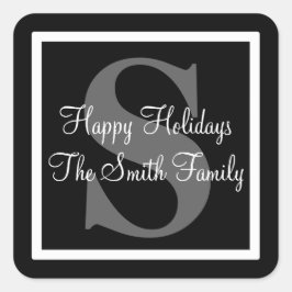 Adesivo Quadrado Férias Felizes