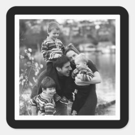 Adesivo Quadrado Férias Felizes