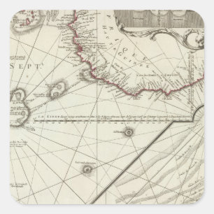 Adesivo Quadrado Fernand de Noronha Island