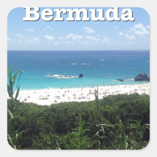 Adesivo Quadrado Ferradura Bay Beach, Bermudas