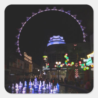 Adesivo Quadrado Ferris Wheel em Alto Cilindro Las Vegas #4 Sticker