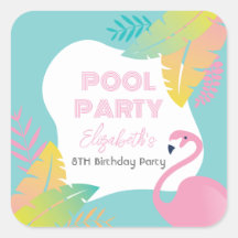 Festa de Aniversário Tropical Pink Flamingo na Pis