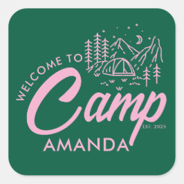 Adesivo Quadrado Festa de Despedida de Solteira Personalizada no Ac