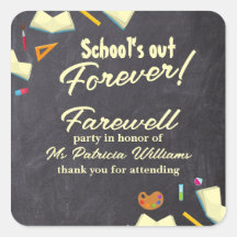 Festa de Professores Aposentados de Chalkboard