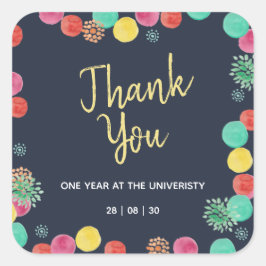 Adesivo Quadrado Festa de Verão - Lampiões - Praça de Convidação