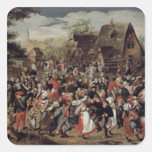 Adesivo Quadrado Festival da Vila (Frente)