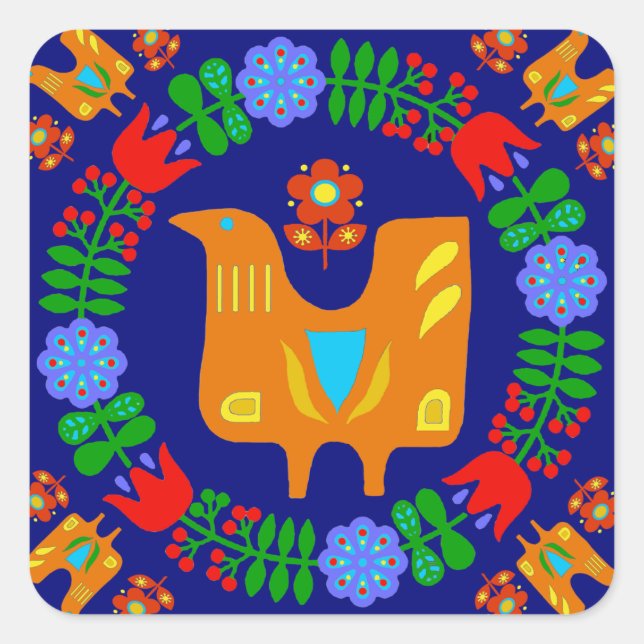 Adesivo Quadrado Festival de Verão (Frente)