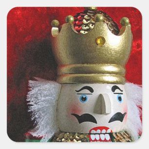 Adesivo Quadrado Festivo christmas nutcracker do cartão de férias l