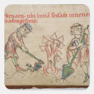 Adesivo Quadrado Fevereiro: refúgio