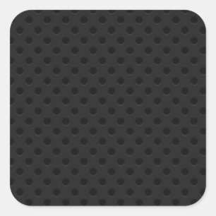 Adesivo Quadrado Fibra perfurada preta do furo de pino
