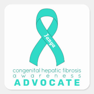 Adesivo Quadrado Fibrose Hepática Congênita Advocate Branco