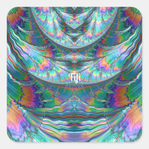 Adesivo Quadrado FIFI ~ Shades Glossy PASTEL 3D ~