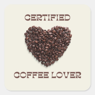 Adesivo Quadrado Fígado De Café E Coffee