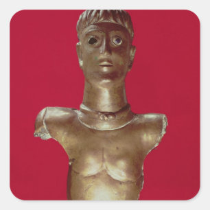 Adesivo Quadrado Figura de um deus que veste um torque