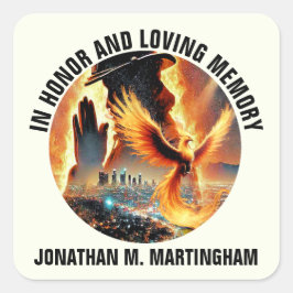 Adesivo Quadrado FIGURA No Memory Sticker