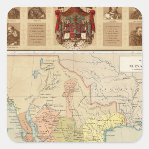 Adesivo Quadrado Figuras religiosas e temporais de México