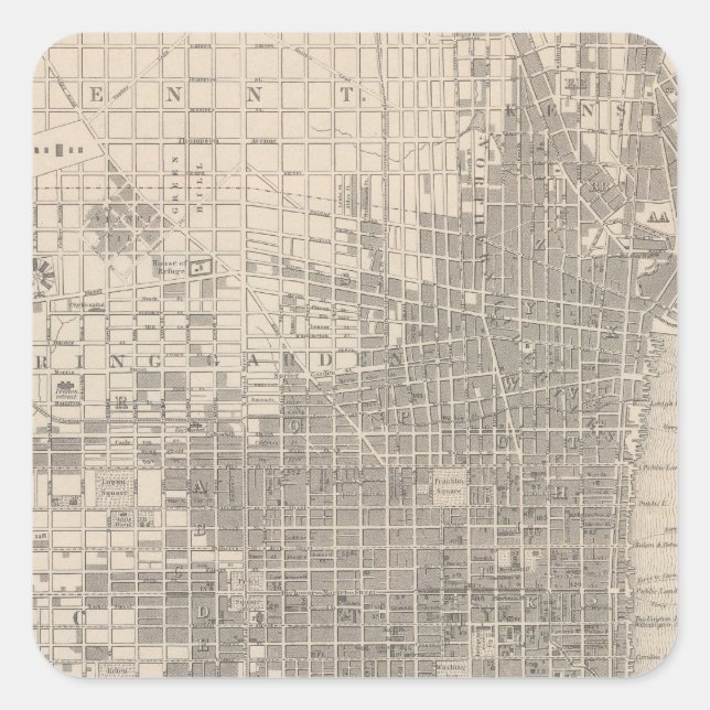 Adesivo Quadrado Filadélfia (Frente)