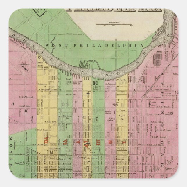 Adesivo Quadrado Filadélfia 3 (Frente)