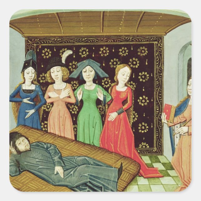 Adesivo Quadrado Filosofia e musas (Frente)