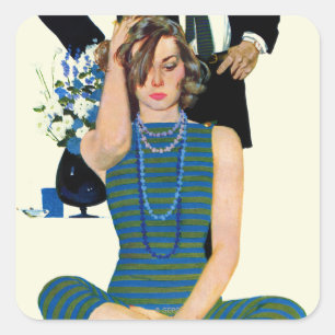 Adesivo Quadrado Fim de um Casamento