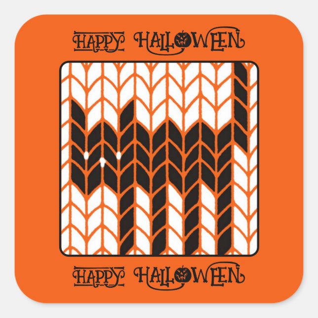 Adesivo Quadrado Fios de Envelope Quadrados Grandes Quadrados de CA (Frente)