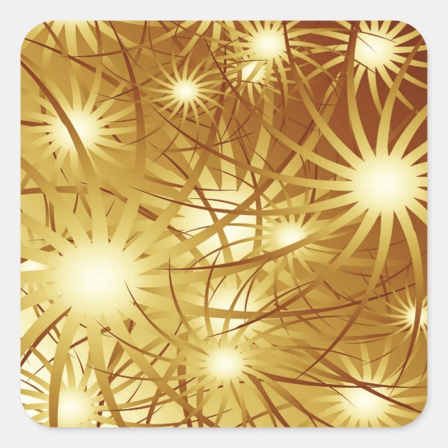 Adesivo Quadrado Fireworks (Frente)