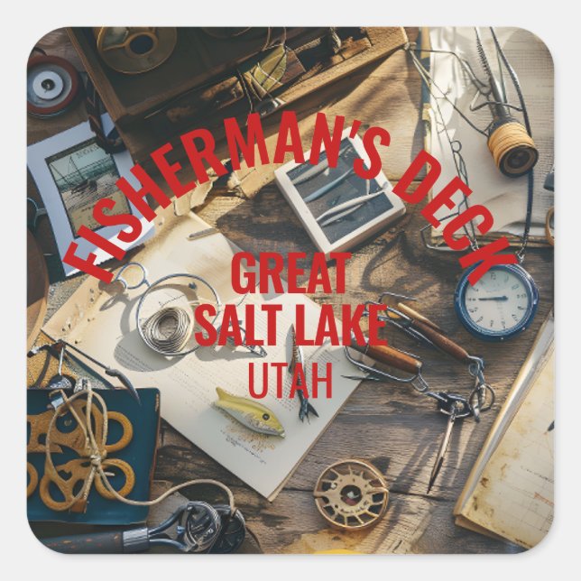 Adesivo Quadrado Fisherman’s Deck  (Frente)