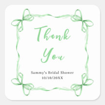 Fita Coquete Verde Obrigada Festa de Noivado