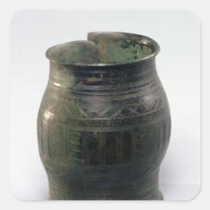 Adesivo Quadrado Fita dada forma barril, cultura de Hallstatt