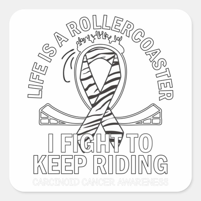 Adesivo Quadrado Fita de impressão zebra de reconhecimento de cance (Frente)