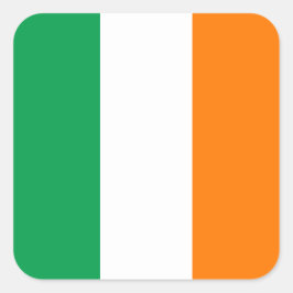 Adesivo Quadrado Flag of Ireland Large Square Sticker
